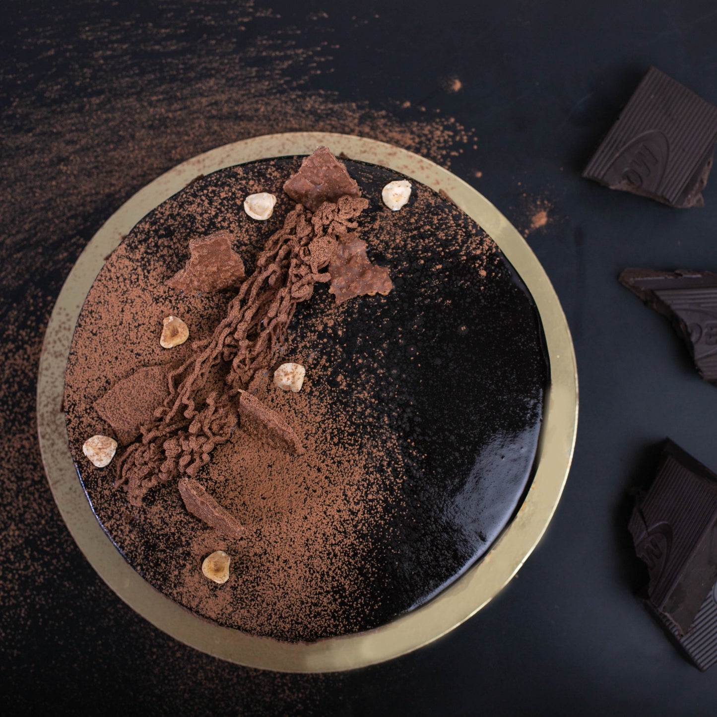 HAZELNUT TRUFFLE CAKE