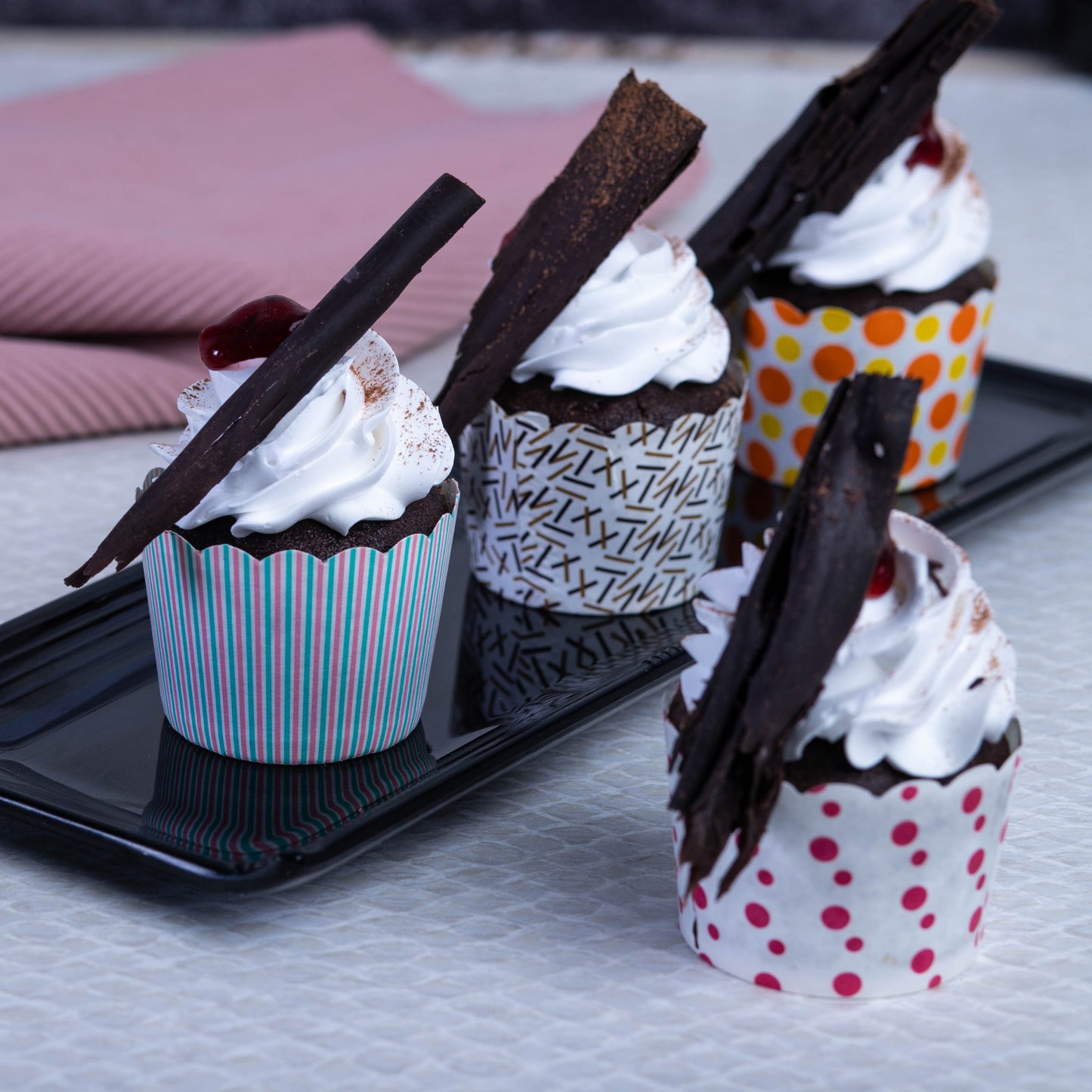BLACK FOREST CUPCAKES
