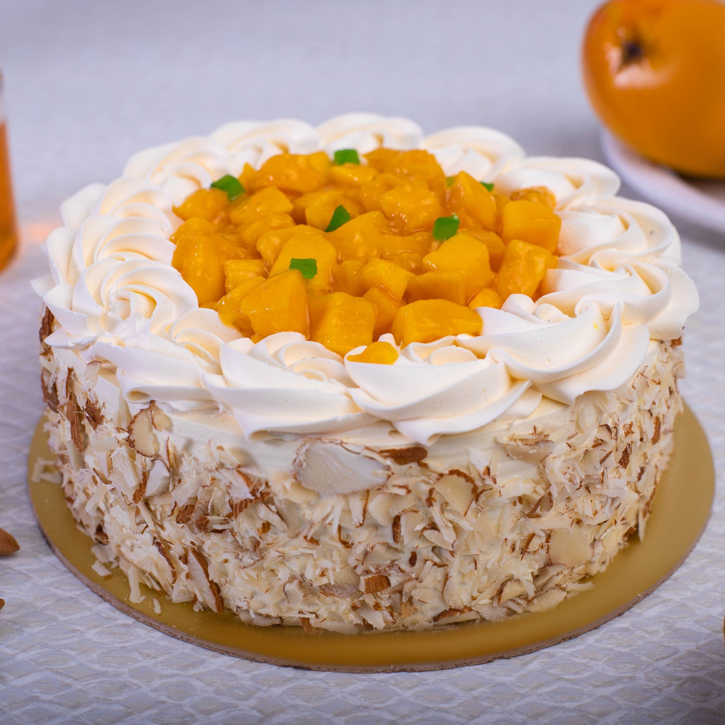 ALMOND MANGO CAKE