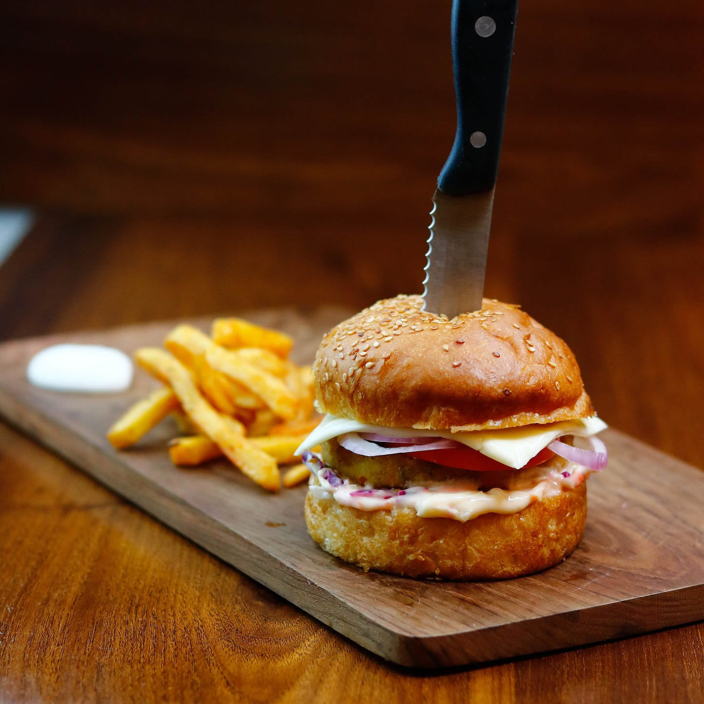 VEG ALOO TIKKI BURGER