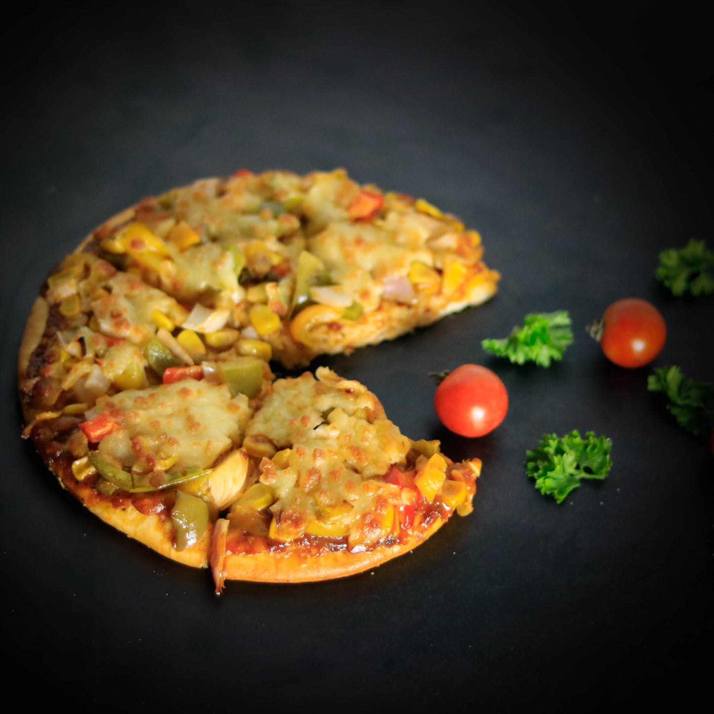 VEG PAN PIZZA (5 INCH)