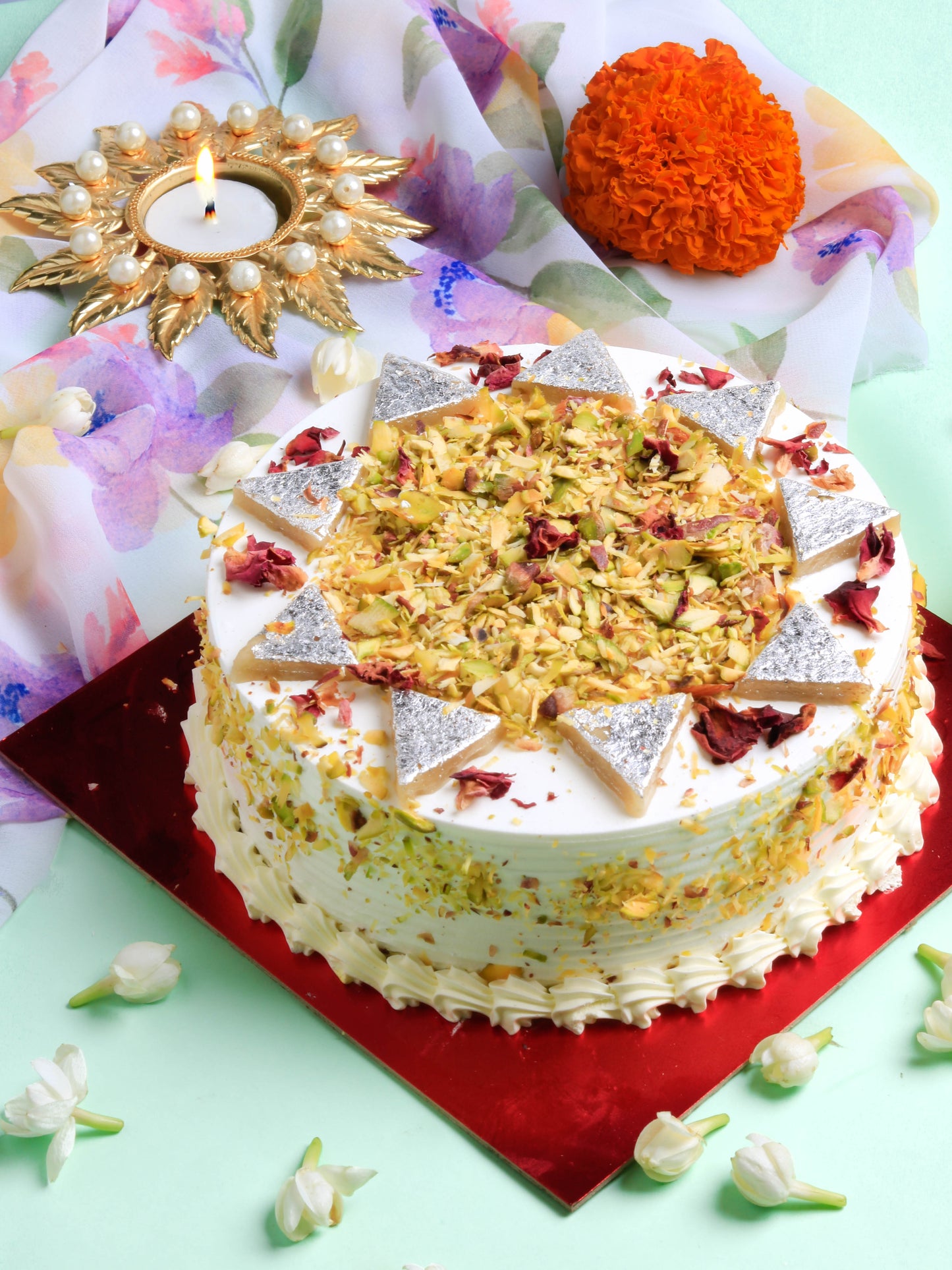 KAJU KATLI CAKE