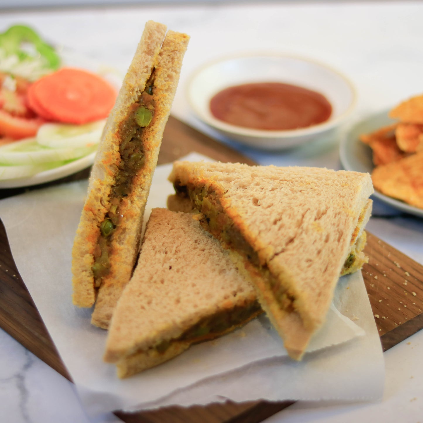 VEG KADAI SANDWICH