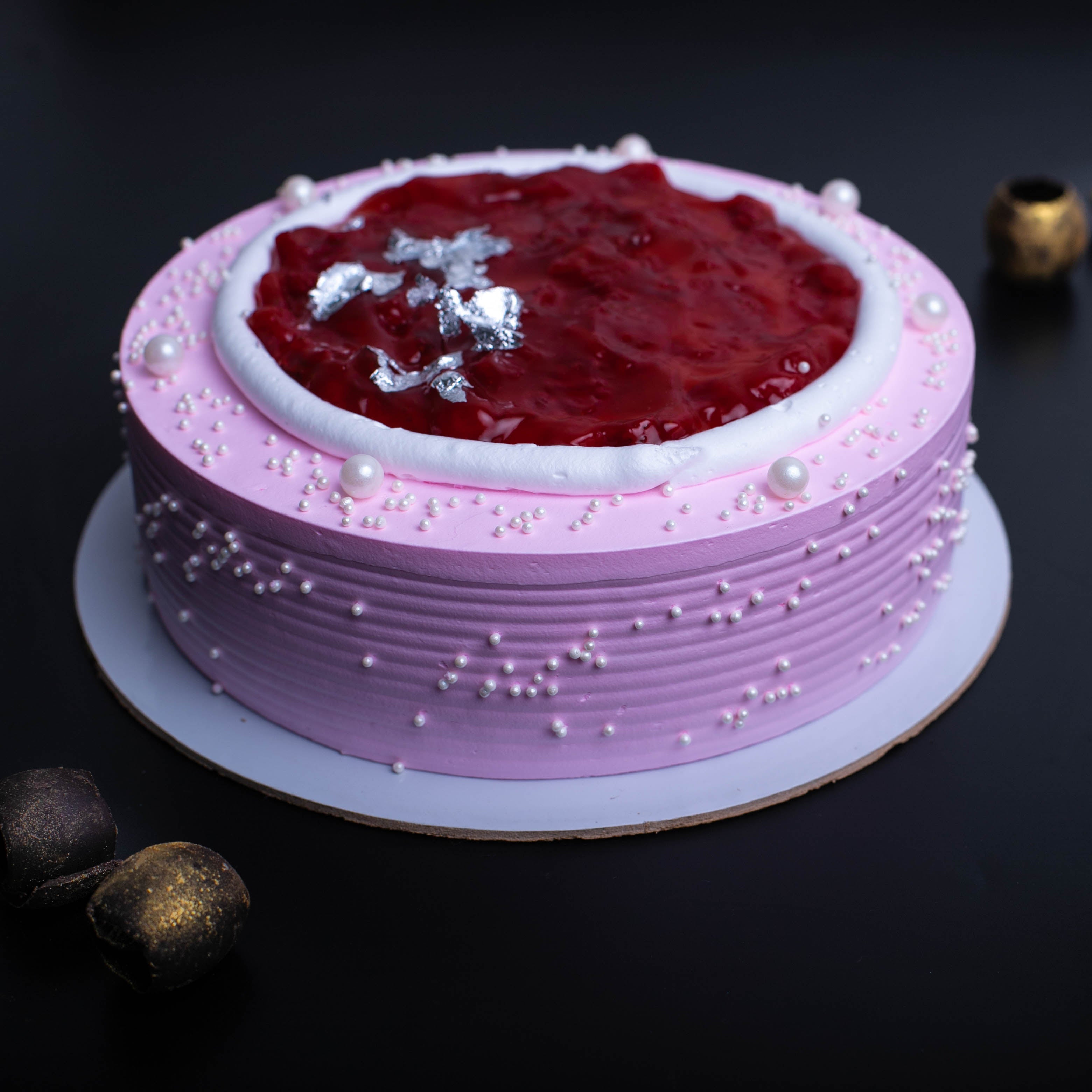 STRAWBERRY COMPOTE CAKE – The Bake Shop