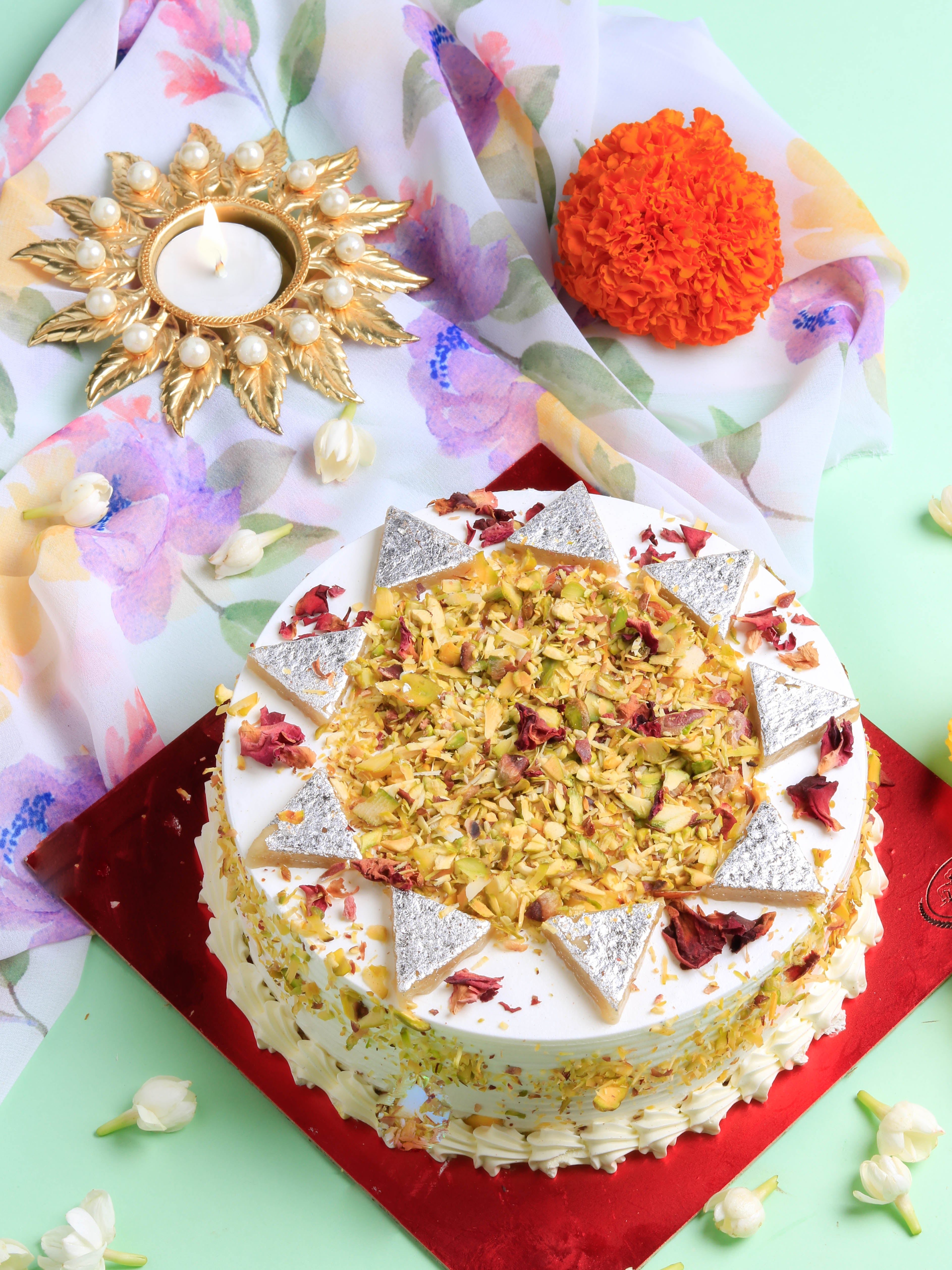 Utsavi's Cakes - Kaju Katli Cake | Facebook